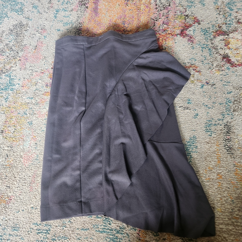 Bordeaux Asymmetrical Charcoal Skirt